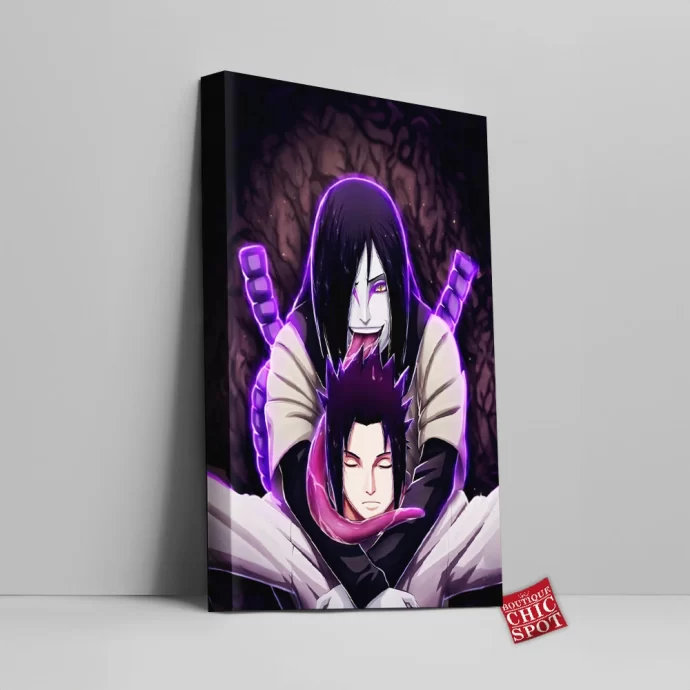 Sasuke And Orochimaru Canvas Wall Art