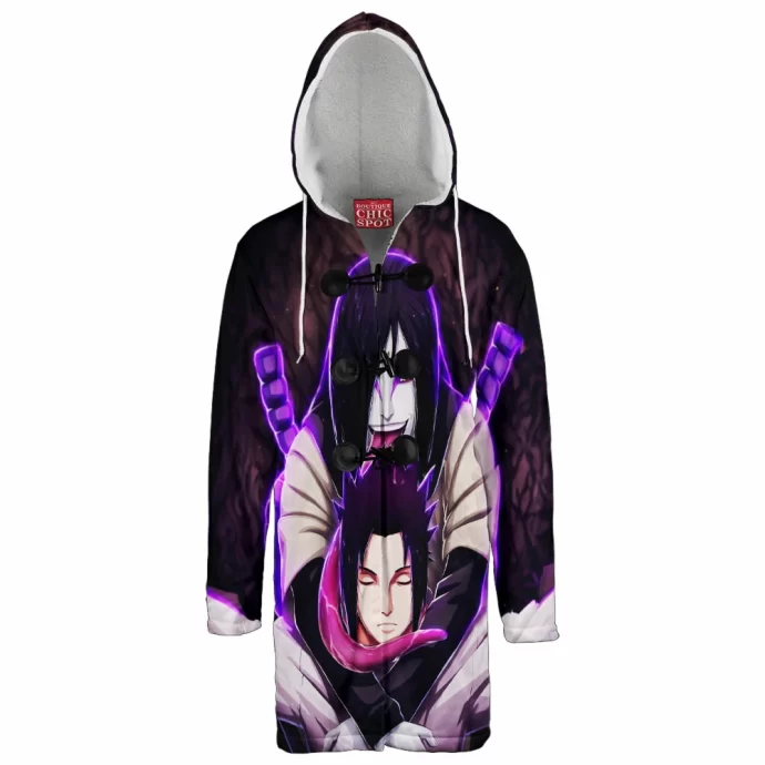 Sasuke And Orochimaru Hooded Cloak Coat