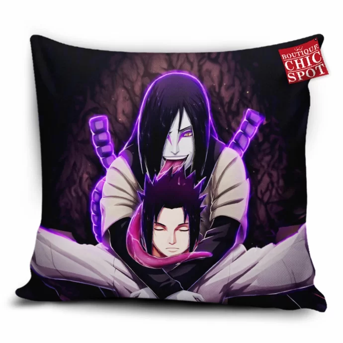 Sasuke And Orochimaru Pillow Cover