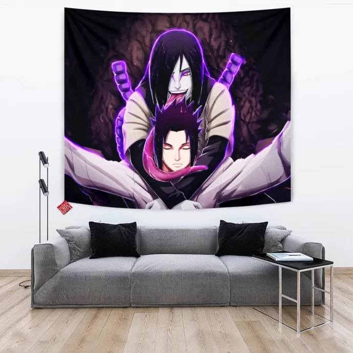 Sasuke And Orochimaru Tapestry