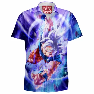 Anime Hawaiian-Shirt, Dragon Ball Hawaiian-Shirt, Perfected Ultra Instinct Hawaiian-Shirt, GoKu Hawaiian-Shirt