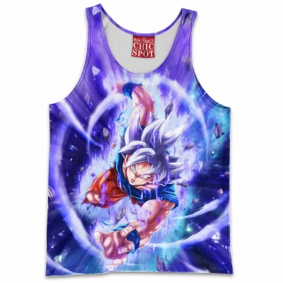 Anime Tank-Top, Dragon Ball Tank-Top, Perfected Ultra Instinct Tank-Top, GoKu Tank-Top