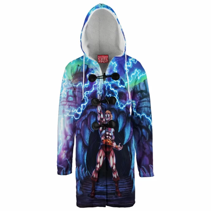 He Man Hooded Cloak Coat