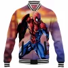 Comic Baseball-Jacket, Spider-man Baseball-Jacket
