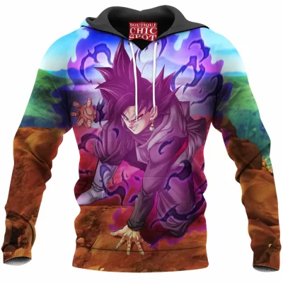 Anime Hoodie, Black Goku Hoodie, Dragon Ball Hoodie, GoKu Hoodie, Zamasu Hoodie