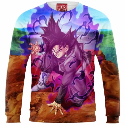 Dragon Ball Zip Sweatshirt, Anime Zip Sweatshirt, Son GoKu Zip Sweatshirt, Zamasu Zip Sweatshirt, Black Goku Zip Sweatshirt