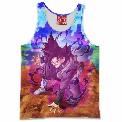 Anime Tank-Top, Black Goku Tank-Top, Dragon Ball Tank-Top, GoKu Tank-Top, Zamasu Tank-Top
