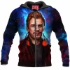 Comic Zip-Hoodie, Star-Lord Zip-Hoodie, Guardians of the Galaxy Zip-Hoodie