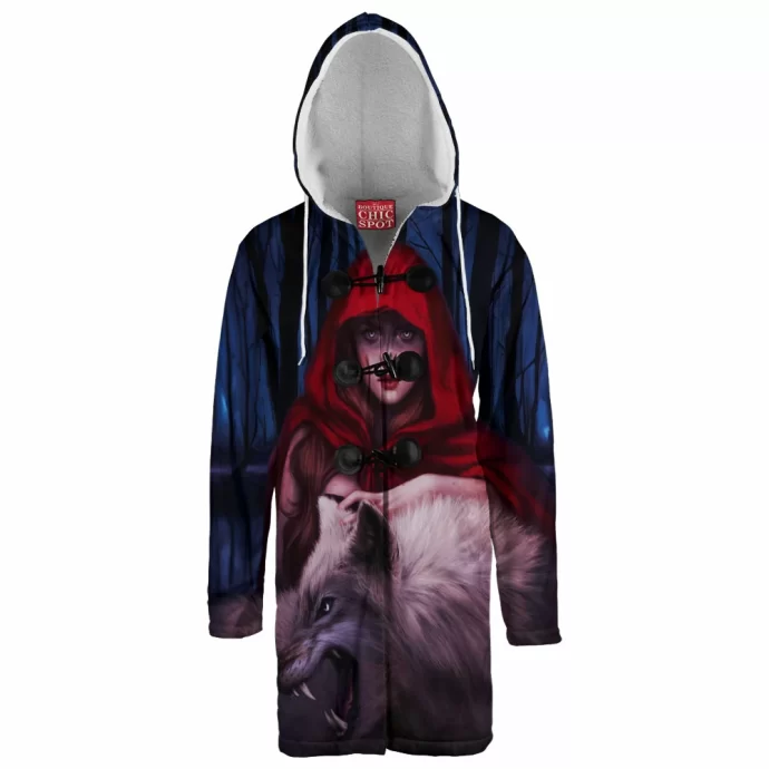 Blood To Bear Me Flowers Hooded Cloak Coat