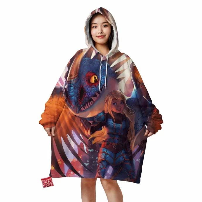 Astrid And Stormfly Blanket Hoodie