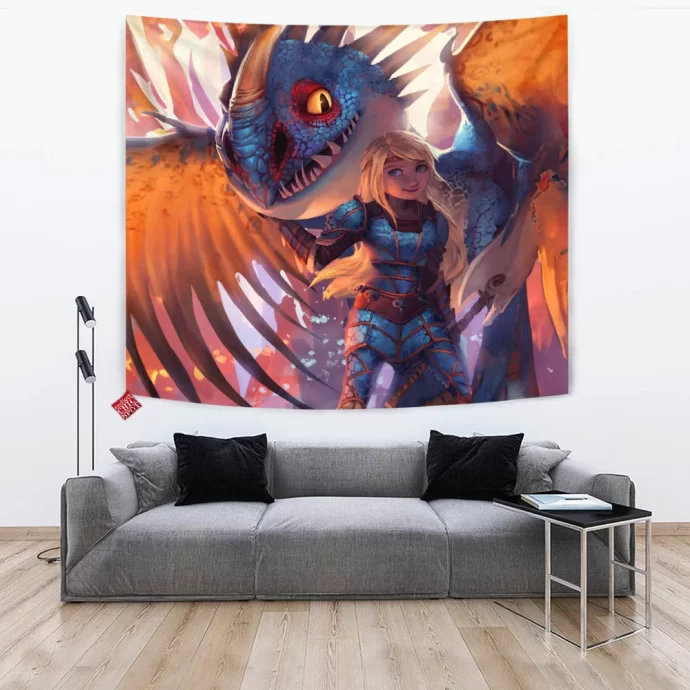 Astrid And Stormfly Tapestry