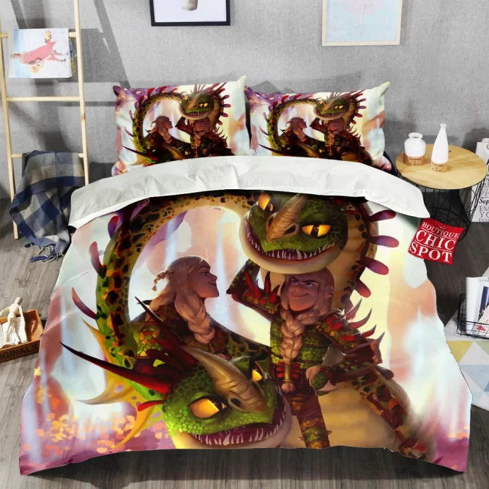 The Twins How To Train Your Dragon Bedding Set