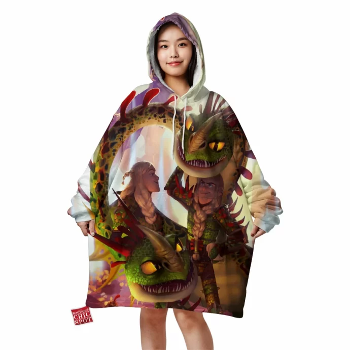 The Twins How To Train Your Dragon Blanket Hoodie