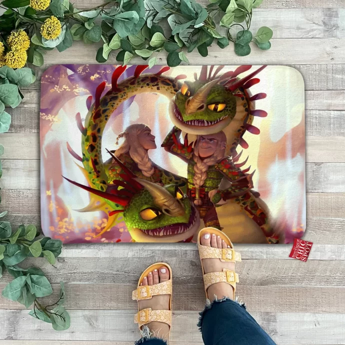 The Twins How To Train Your Dragon Doormat