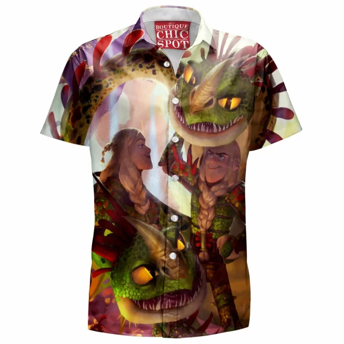 The Twins How To Train Your Dragon Hawaiian Shirt