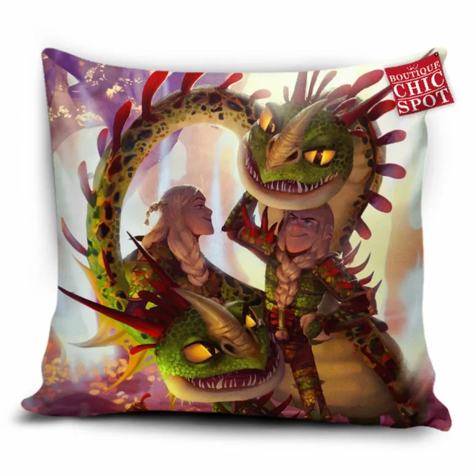 The Twins How To Train Your Dragon Pillow Cover