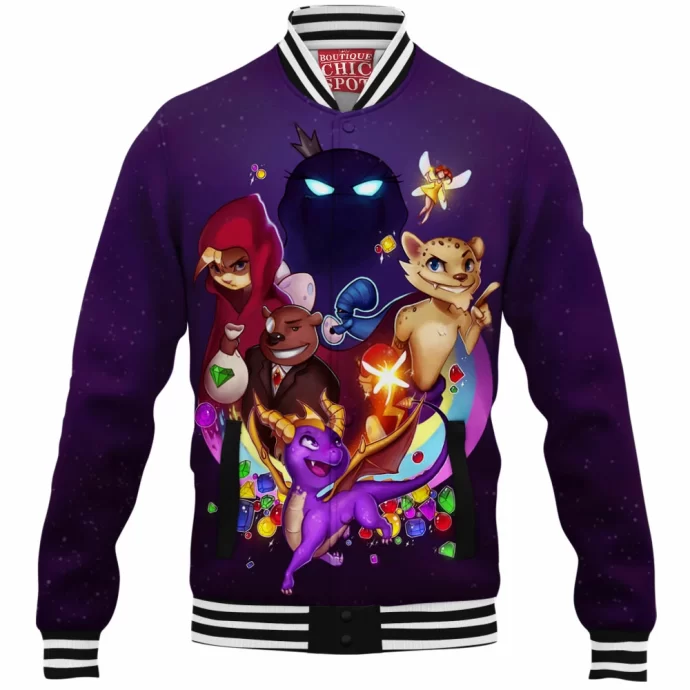 Spyro Year Of The Dragon Baseball Jacket