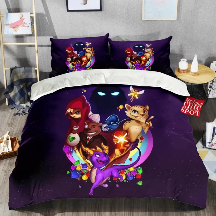 Spyro Year Of The Dragon Bedding Set