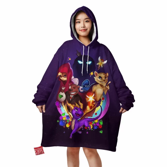 Spyro Year Of The Dragon Blanket Hoodie