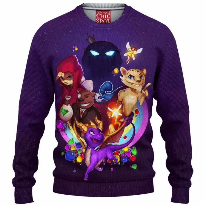 Spyro Year Of The Dragon Knitted Sweater