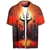 Aku Hawaiian-Shirt, Cartoon Hawaiian-Shirt, Samurai Jack Hawaiian-Shirt