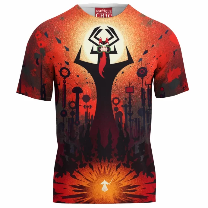 Samurai Jack And Aku T-Shirt