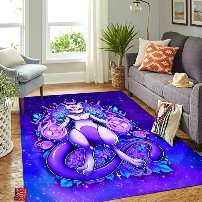 Mewtwo Rectangle Rug