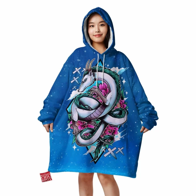 Haku Dragon Blanket Hoodie