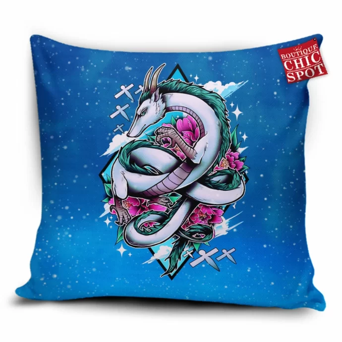 Haku Dragon Pillow Cover