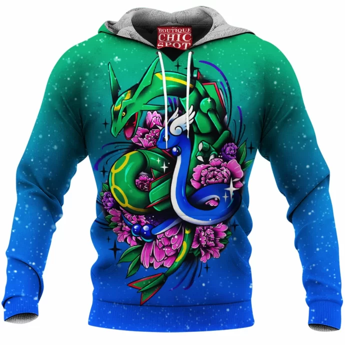 Dragonair Rayquaza Fleece Hoodie