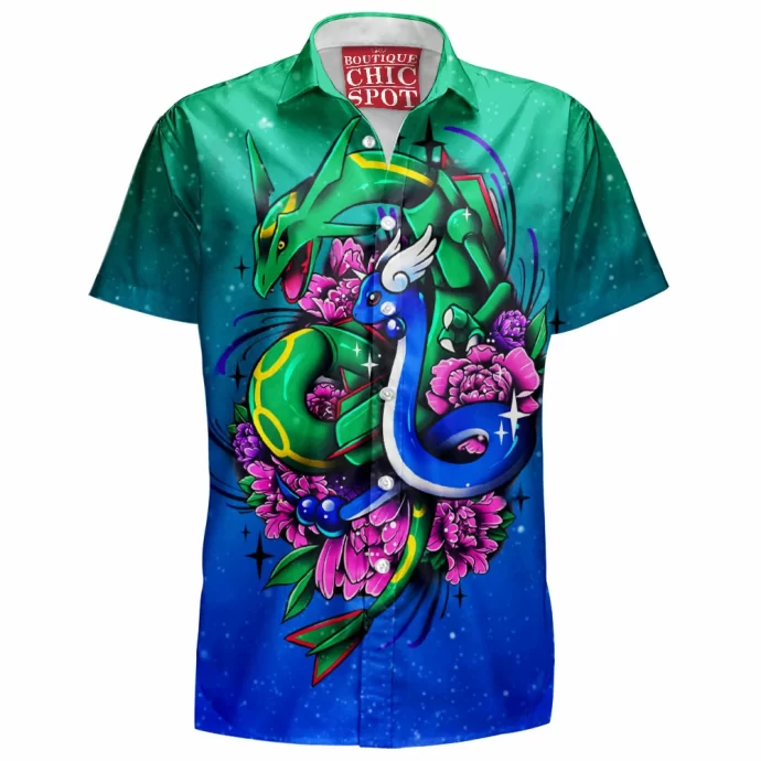 Dragonair Rayquaza Hawaiian Shirt