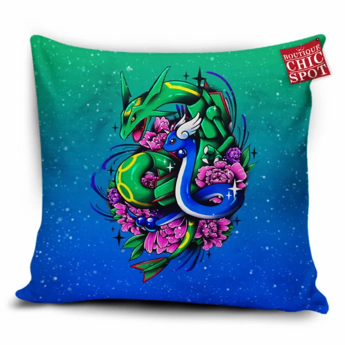 Dragonair Rayquaza Pillow Cover