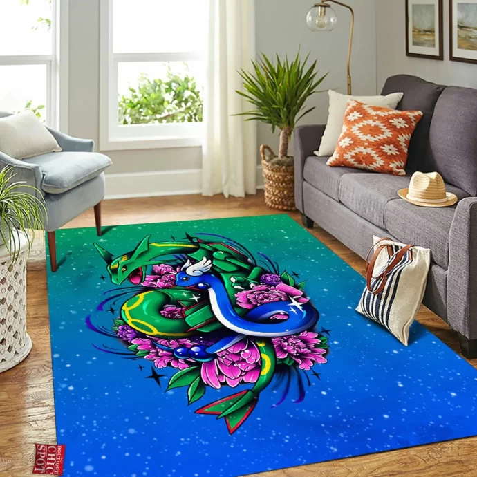 Dragonair Rayquaza Rectangle Rug