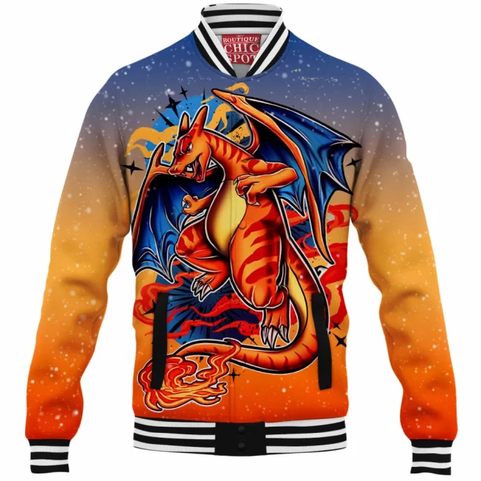 Charizard Clone Baseball Jacket