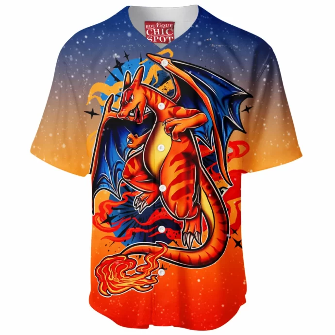 Charizard Clone Baseball Jersey