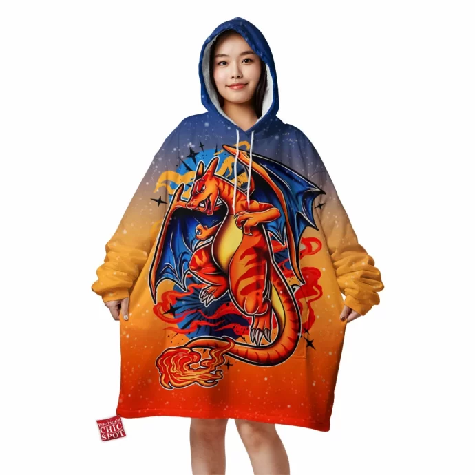 Charizard Clone Blanket Hoodie