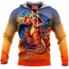 Anime Fleece-Hoodie, Charizard Fleece-Hoodie, Pokemon Fleece-Hoodie