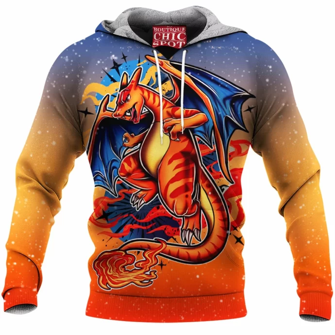 Charizard Clone Fleece Hoodie