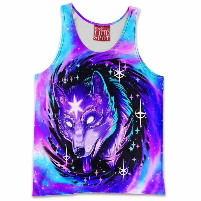 Black Hole Wolf Tank Top