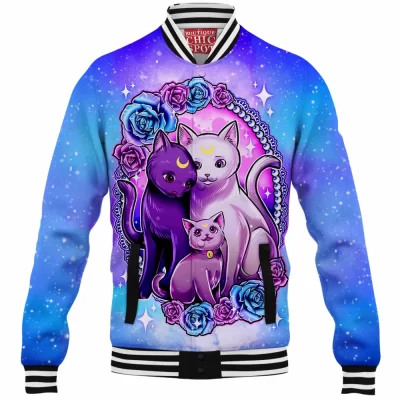 Anime Baseball-Jacket, Luna Emis Baseball-Jacket, Diana Baseball-Jacket, Sailor Moon Baseball-Jacket