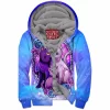 Anime Zip-Fleece-Hoodie, Luna Emis Zip-Fleece-Hoodie, Diana Zip-Fleece-Hoodie, Sailor Moon Zip-Fleece-Hoodie
