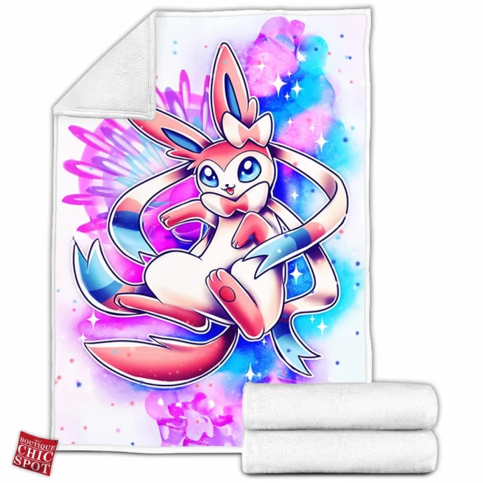 Sylveon Tattoo Fleece Blanket