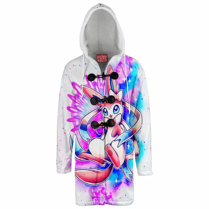 Sylveon Tattoo Hooded Cloak Coat