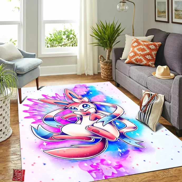 Sylveon Tattoo Rectangle Rug