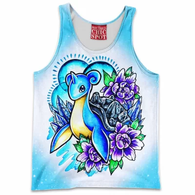 Anime Tank-Top, Lapras Tank-Top, Pokemon Tank-Top