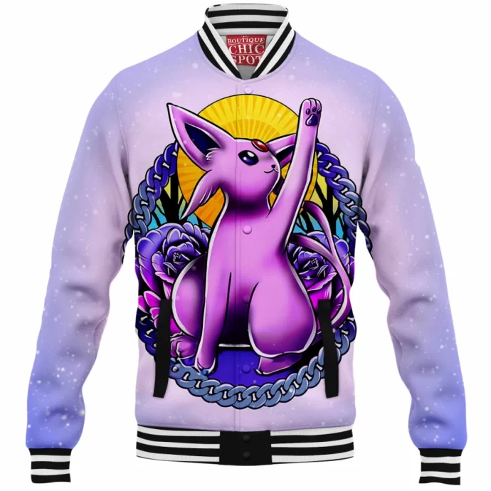 Espeon Tattoo Design Baseball Jacket