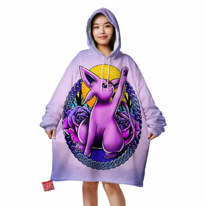 Espeon Tattoo Design Blanket Hoodie