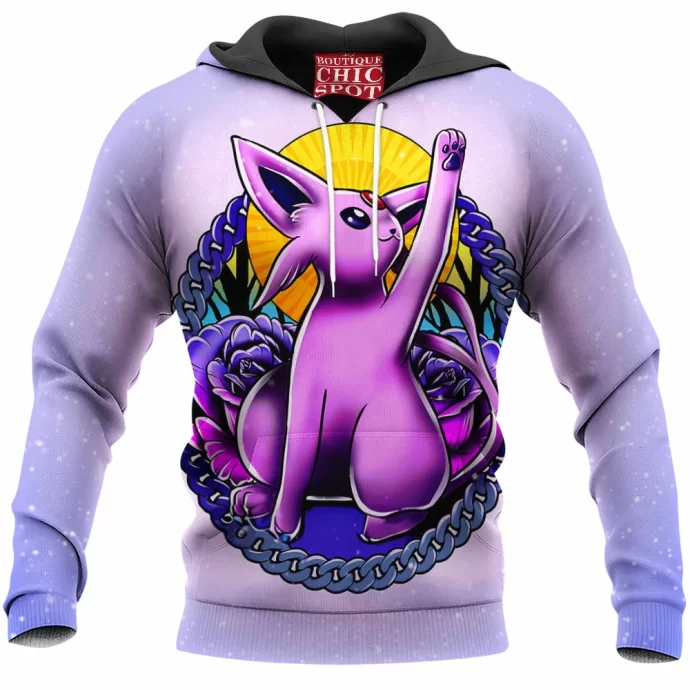 Espeon Tattoo Design Hoodie