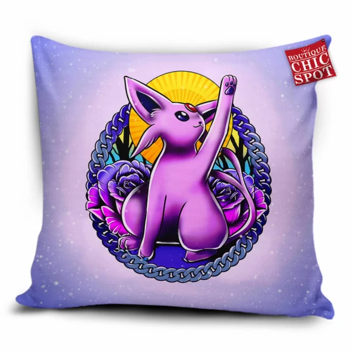 Espeon Tattoo Design Pillow Cover