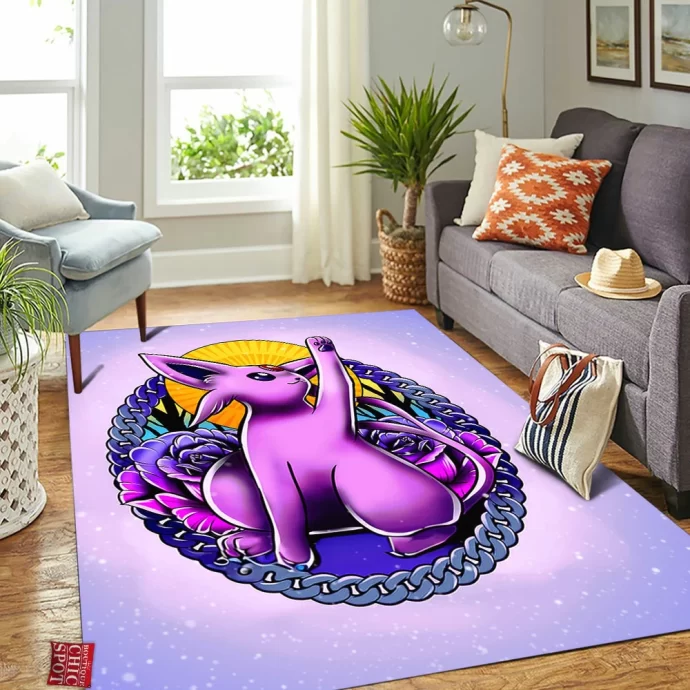 Espeon Tattoo Design Rectangle Rug